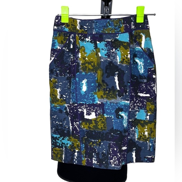 Anthropologie Tabitha Liquid Acres Pencil Skirt size 6 - Picture 1 of 15